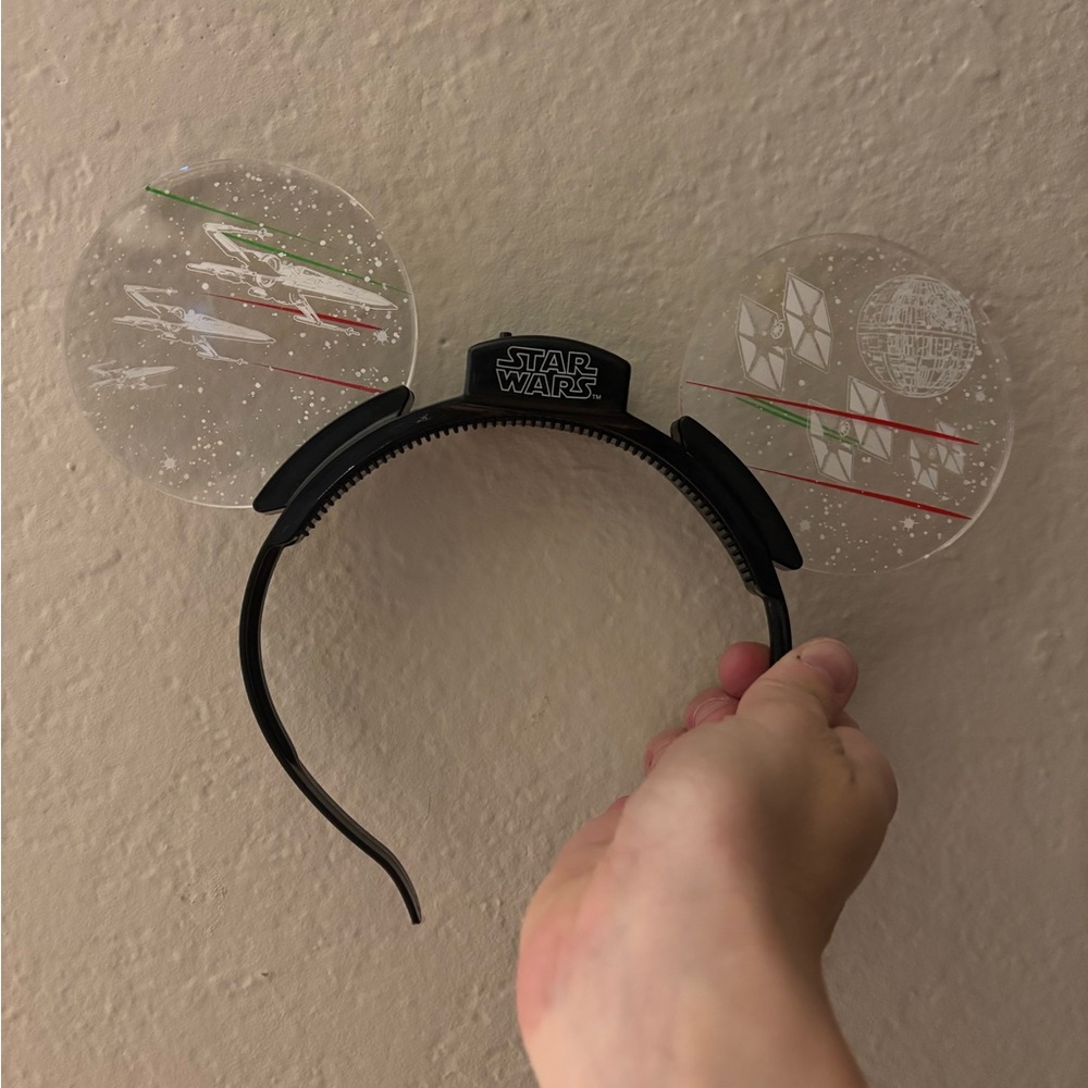 Star Wars Kids Headband with Clear and Black Design